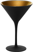 Stölzle - Elements martiniglass svart/gull
