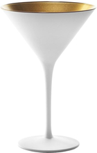 Stölzle - Elements martiniglass hvit/gull