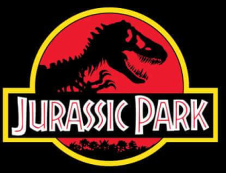 Jurassic Park Logo Hoodie - Black - L