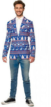 Dress-up blæser Christmas Blue Nordicmens polyester mt M