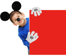 Dress kit Mickey Mouse drenge sort / hvid 4-delt