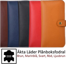 Äkta läder mobil plånboksfodral till iPhone 7 Plus