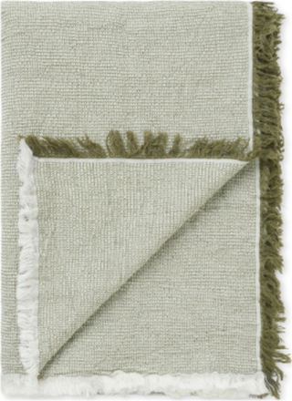 Daisy Plaid Home Textiles Cushions & Blankets Blankets & Throws Green ELVANG