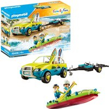 Playmobil Family Fun Beach Hotel Beach Car with Canoe (70436)