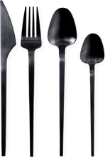 "Vienna Flatware Set Home Tableware Cutlery Cutlery Set Black Jonathan Adler"