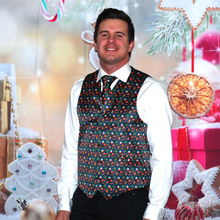 Julväst med slips