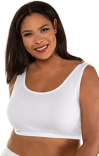 Große Größen Bustier Damen (Größe 42 44, weiß) | Ulla Popken USA Bestseller Baumwolle/Elasthan