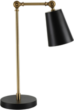 Lampada da comodino con paralume regolabile lampada da tavolo moderna in metallo