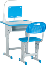 Banco scuola con sedia per bambini 6-12 anni altezza regolabile