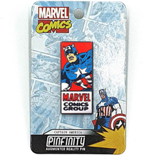 Marvel Captain America Comic Augmented Reality Pin Badge