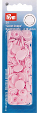 Prym Color Snaps Tryckknappar Plast Rund Rosa 12,4mm - 30 st.