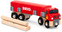 BRIO ® WORLD Trætransportør med magnetisk belastning 33657