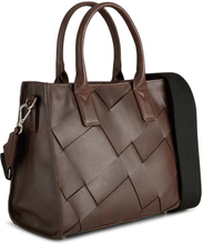 Markberg Carmen MBG Small Bag, Antique Dark Brown w/Black 26x22x14 cm