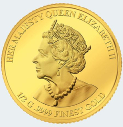 Sammlermünzen Reppa Goldmünze zu Ehren Queen Elizabeth II.