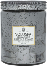 Voluspa Large Jar Candle Makassar Ebony & Peach 100h - 510 g