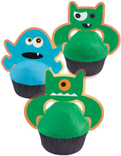 Halloween Monster Cupcake Dekorations Kit