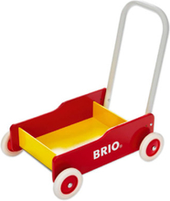 BRIO gåvogn, rød/gul 31350