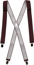Braces Micro Dot Accessories Suspenders Red Amanda Christensen