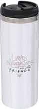 Friends Love, Laughter & Friends Stainless Steel Thermo Travel Mug - Metallic Finish