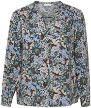 Mønstret Fransa Havis -skjortebluse