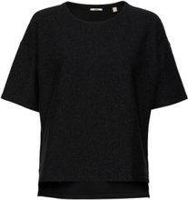 Over D Glitter Effect T-Shirt Tops T-shirts & Tops Short-sleeved Black Esprit Casual