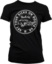 Get Your Kicks On Route 66 Girly Tee, T-Shirt