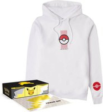 Pokémon TCG: Celebrations Ultra Premium Collection 25th Anniversary & Hoodie Bundle - S - White