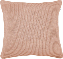 Cushion Knitted Lines Home Textiles Cushions & Blankets Cushion Covers Pink Present Time