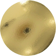Tårtbricka med öra, guld/silver Ø 8 cm.