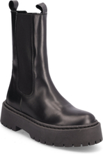 Biadeb Warm Long Boot Shoes Chelsea Boots Black Bianco