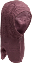 Balaclava Knit Accessories Headwear Balaclava Purple En Fant