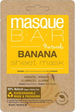 Masquebar Naturals Banana Sheet Mask Beauty WOMEN Skin Care Face Face Masks Korall Masque B.A.R*Betinget Tilbud