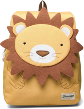 Happy Sammies Backpack L Lion Lester Ryggsäck Väska Yellow Samsonite