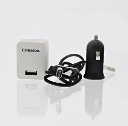 Camelion Camelion USB-oplader Lightning Apple og Micro-USB 230V/12V