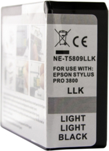 WL Bläckpatron, ersätter Epson T5809, ljus ljussvart, 84 ml 0T5809 ersätter T5809