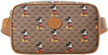 Pre-eide Disney Mini Vintage GG Supreme Monogram Mickey Mouse Belt Bag