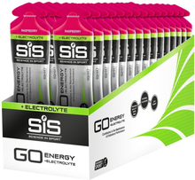 SiS GO Energy+ Electrolyte Energigel Ask Raspberry, 30 x 60 ml