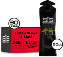 SiS Beta Fuel Energigel Ask Strawberry & Lime, 30 x 60 ml