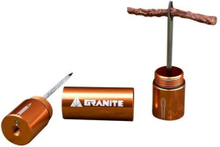 Granite Design Stash Tire Plug Kit Oransje, Aluminium