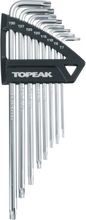 Topeak Torxnøkkel Sett T7-T30 8 stk, T7/T9/T10/T15/T20/T25/T27/T30