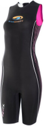 BlueSeventy PZ4TX SwimSkin Dame Tri Suit Sort/Rosa, Str. MS
