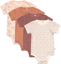Body Ss Ao-Printed Bodies Short-sleeved Multi/mønstret Pippi*Betinget Tilbud