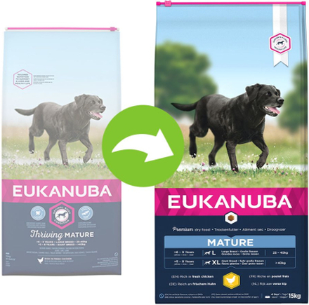 Eukanuba Thriving Mature Large Breed Huhn - 15 kg