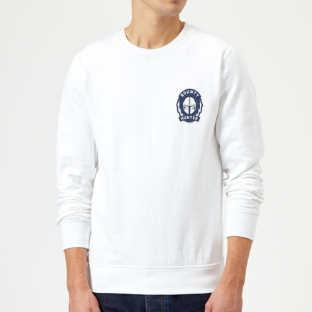 The Mandalorian Bounty Hunter Sweatshirt - White - L