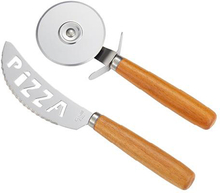 Dorre - Pino pizzasett kniv og kutter rustfritt stål