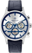 Gant GT131001 Silverfärgad/Läder Ø44 mm