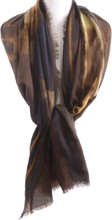 Wollen schilderij-sjaal met afbeelding van Woman Holding a Balance- Vermeer