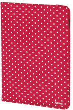 (99)Hama PolkaDots tablet case 8 Red Universal