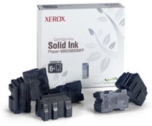 Xerox Colorstix 6 kpl musta