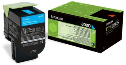 Cartouche toner cyan 1.000 pages LEXMARK